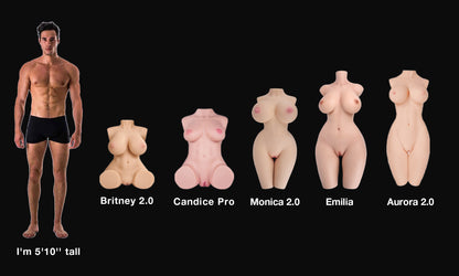 Tantaly Emilia: 34LB Ultra Lightweight Silicone Life Size Sex Doll